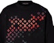 Cheap LOUIS VUITTON FW23 Sweater Rajut Logo Bordir Hitam Pria 1AFB69