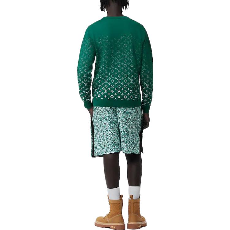 Purchase Sudadera Hombre Verde Manga Larga LOUIS VUITTON FW23 Logo Degradado. 1ABIYO