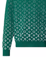 Cheap LOUIS VUITTON FW23 Logo Gradient Crewneck Long Sleeve Sweatshirt Green Men’s 1ABIYO