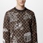 Sizing LOUIS VUITTON FW23 Logo Graffiti Knit Crewneck Coklat Lengan Panjang. 1ABXYW