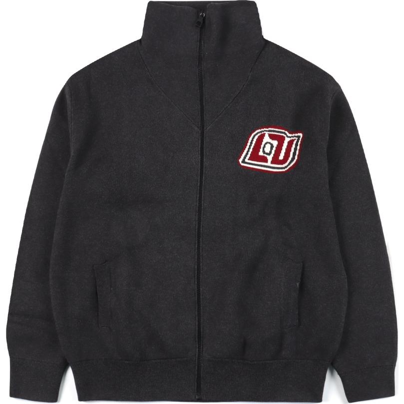 LOUIS VUITTON FW23 Logo Jacquard High Neck Jacket Black Men’s Fashion. 1ABY1D