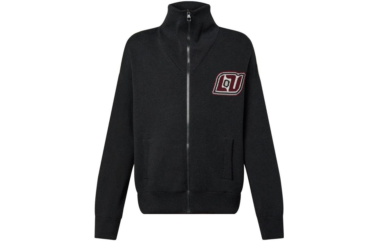 LOUIS VUITTON FW23 Logo Jacquard High Neck Jacket Black Men’s Fashion. 1ABY1D 圖 2