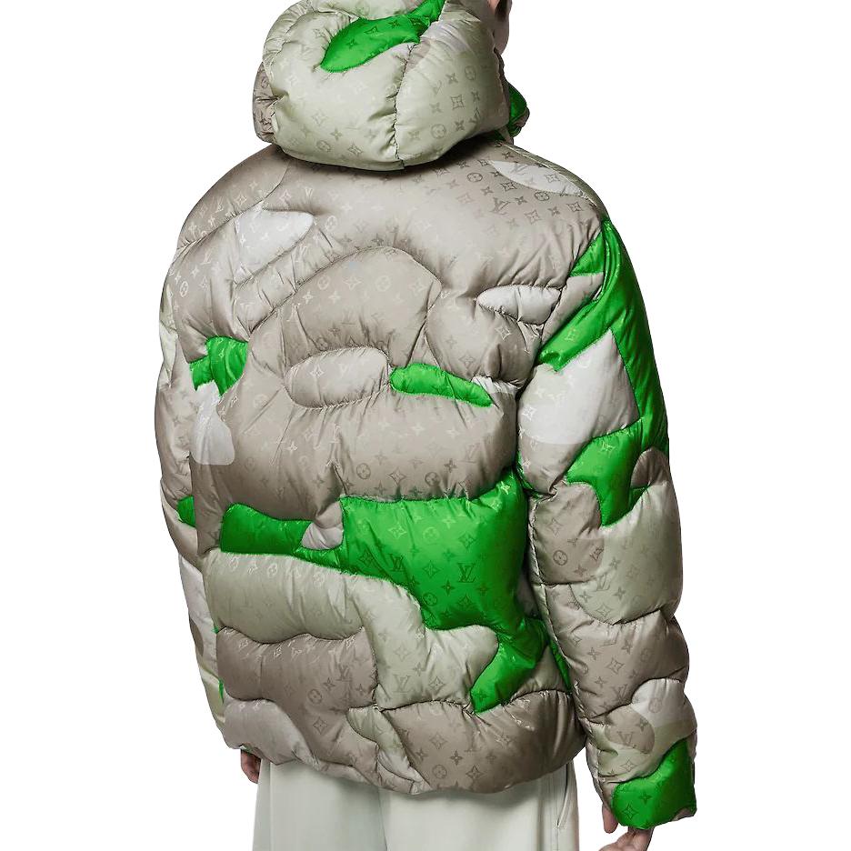 LOUIS VUITTON FW23 Logo Print Colorblock Zipped Hooded Jacket Multi-Color Men. 1ABZET 圖 4