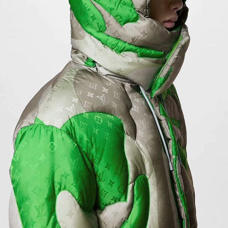 LOUIS VUITTON FW23 Logo Print Colorblock Zipped Hooded Jacket Multi-Color Men. 1ABZET 圖 6