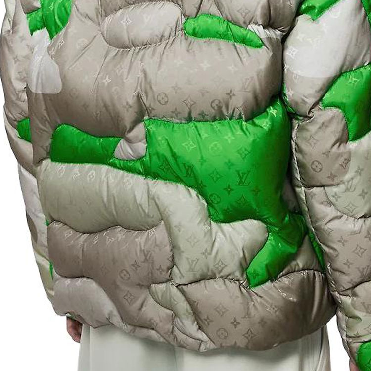 LOUIS VUITTON FW23 Logo Print Colorblock Zipped Hooded Jacket Multi-Color Men. 1ABZET 圖 7