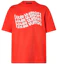 Order 路易威登 FW23 橙色短袖圆领logo印花T恤 男款 1AFAZQ