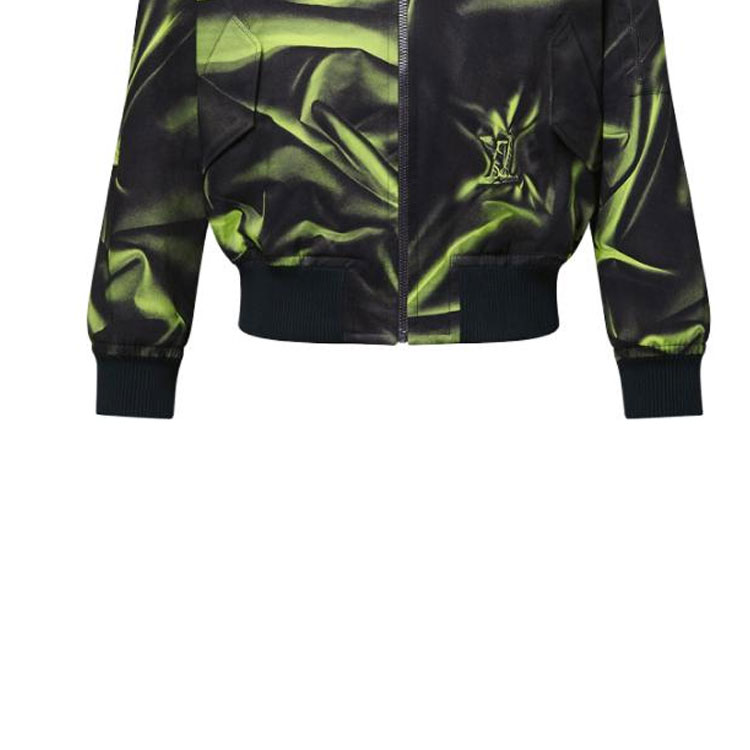 Sizing LOUIS VUITTON FW23 Jaket Lengan Panjang Logo - Fennel Green 1ABJGY