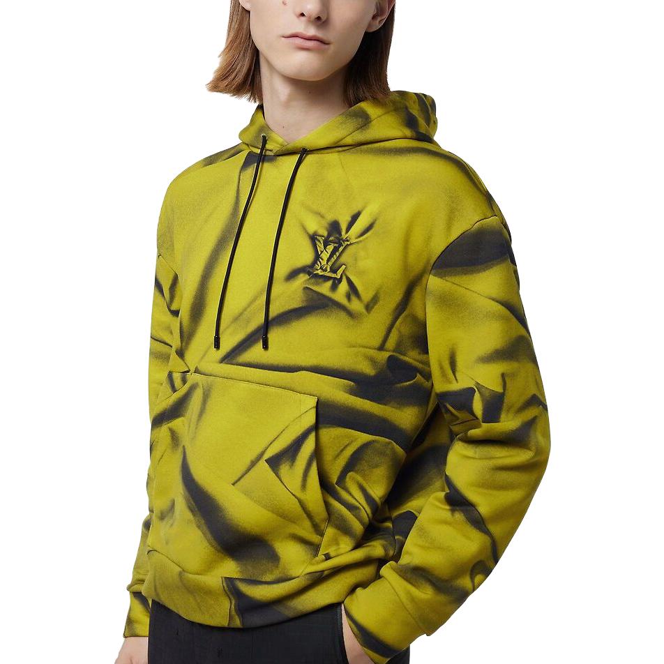 Lookbook ルイヴィトン FW23 ロゴスプレー エフェクト パーカー アニスグリーン. 1ABJF6