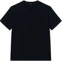 LOUIS VUITTON FW23 Monochrome Pocket Crewneck T-Shirt Black Mens 1AFBAO LOUIS VUITTON FW23 Monochrome Pocket Crewneck T-Shirt Black Mens 1AFBAO