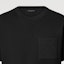 Cheap ルイヴィトン FW23 モノクローム ポケット付きクルーネックTシャツ ブラック メンズ 1AFBAO