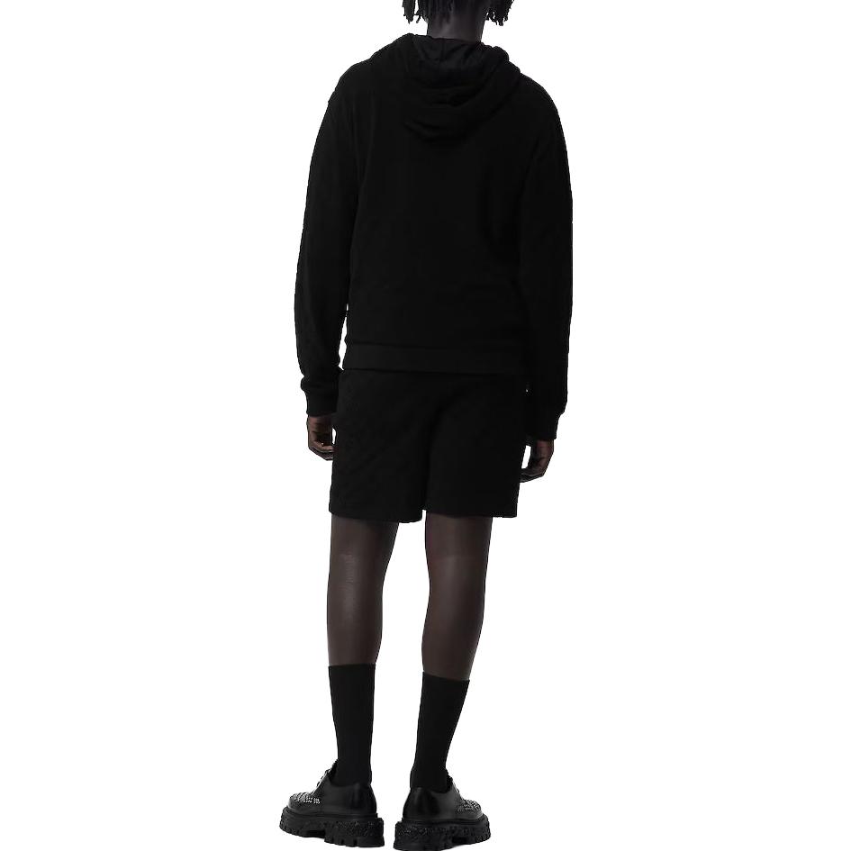 LOUIS VUITTON FW23 Monogram Embossed Drawstring Shorts Black Menswear Casual. 1ABJ9X 圖 6