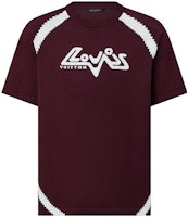 LOUIS VUITTON FW23 Monogram Print Crewneck Short Sleeve T-Shirt Red Brown Men 1ABXXB LOUIS VUITTON FW23 Monogram Print Crewneck Short Sleeve T-Shirt Red Brown Men 1ABXXB