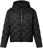 LOUIS VUITTON FW23 Monogram Quilted Hooded Jacket Black Zip-Up Coat. 1AFA70 LOUIS VUITTON FW23 Monogram Quilted Hooded Jacket Black Zip-Up Coat. 1AFA70