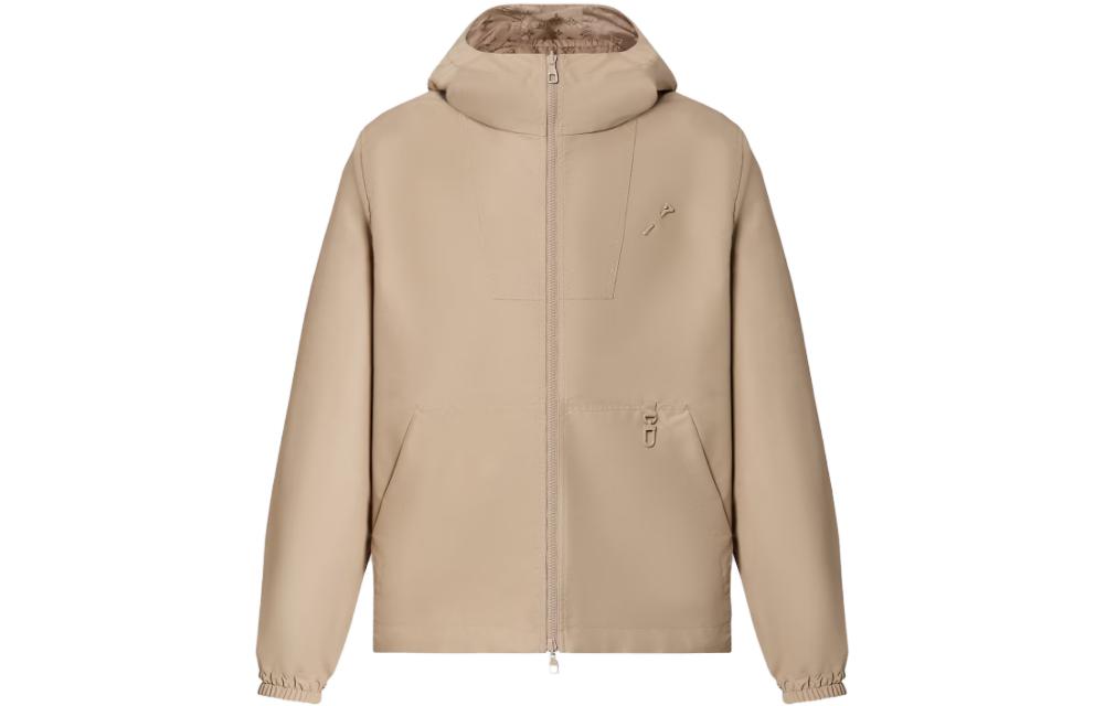 Louis Vuitton FW23 Monogram Reversible Beige Long Sleeve Jacket Mens 1ABJK8