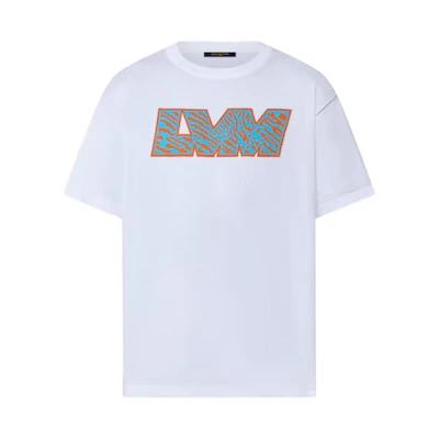 LOUIS VUITTON FW23 Monogram Short Sleeve Crewneck T-Shirt White 1ABJ8F