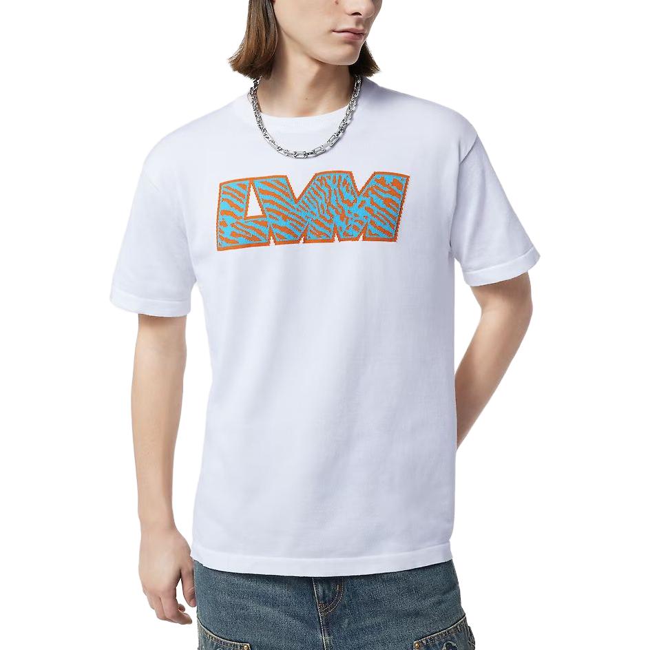 Lookbook LOUIS VUITTON FW23 Kaos Pendek Monogram Crewneck Putih 1ABJ8F