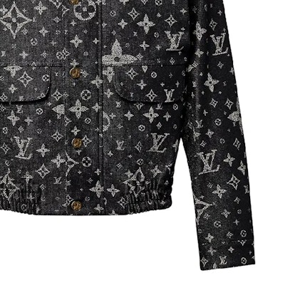 路易威登FW23單排扣外套黑色印花Monogram Starburst標誌款式 1AF316 Details for 路易威登FW23單排扣外套黑色印花Monogram Starburst標誌款式 1AF316