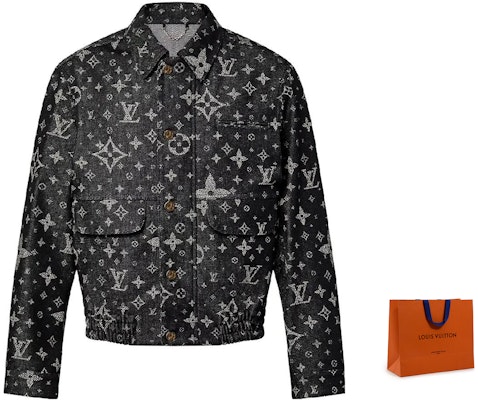 路易威登FW23單排扣外套黑色印花Monogram Starburst標誌款式 1AF316 1