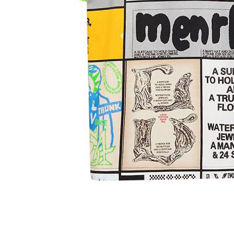 Sizing LOUIS VUITTON FW23 Multicolor Printed Crewneck Short Sleeve T-Shirt Mens. 1AFB84