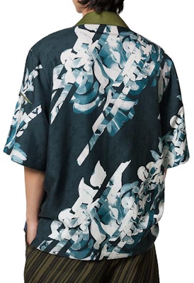 LOUIS VUITTON FW23 Pattern Print Short Sleeve Shirt Blue 1AFATU Shop LOUIS VUITTON FW23 Pattern Print Short Sleeve Shirt Blue 1AFATU