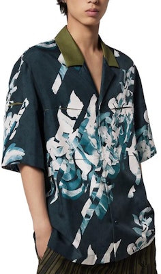 LOUIS VUITTON FW23 Pattern Print Short Sleeve Shirt Blue 1AFATU Purchase LOUIS VUITTON FW23 Pattern Print Short Sleeve Shirt Blue 1AFATU