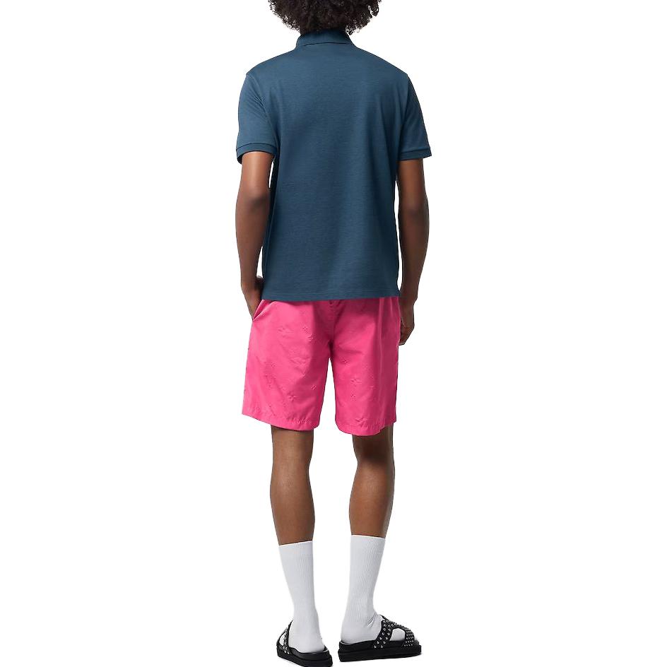 Shop LOUIS VUITTON FW23 Seluar Pendek Pantai Pink Monogram Longgar Embossed. 1ABJG9