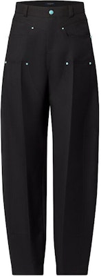 Pantalones Cargo Negros LOUIS VUITTON FW24 con Cremalleras y Tachuelas. 1AFWR0 Order Pantalones Cargo Negros LOUIS VUITTON FW24 con Cremalleras y Tachuelas. 1AFWR0