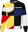 Order LOUIS VUITTON FW24 Logo Knit Crewneck Sweater Multicolor Long Sleeve 1AFVSP