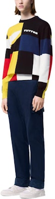 LOUIS VUITTON FW24 Logo Knit Crewneck Sweater Multicolor Long Sleeve 1AFVSP Shop LOUIS VUITTON FW24 Logo Knit Crewneck Sweater Multicolor Long Sleeve 1AFVSP