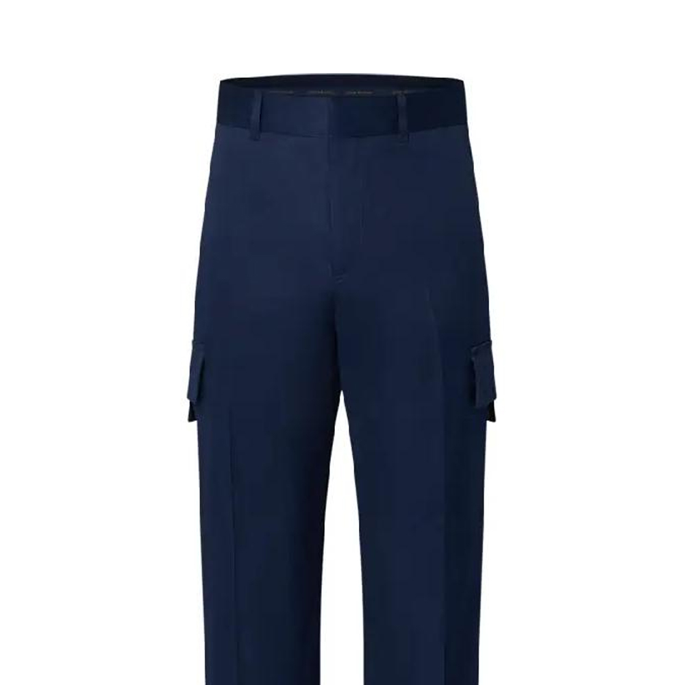 Sizing 루이비통 FW24 네이비 블루 스트레이트 레그 카고팬츠 아메리카스컵. 1AFVQ7