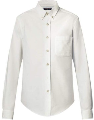 路易威登 FW24 白色長袖襯衫 帶口袋及尖領設計 1AFWTK Buy 路易威登 FW24 白色長袖襯衫 帶口袋及尖領設計 1AFWTK