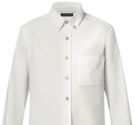 路易威登 FW24 白色長袖襯衫 帶口袋及尖領設計 1AFWTK Details for 路易威登 FW24 白色長袖襯衫 帶口袋及尖領設計 1AFWTK