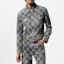 Purchase ルイヴィトン FW24 ブルーデニムジャケット メンズ ロゴジャカードポケット付き 1AFWW8