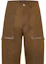 Sizing ルイ・ヴィトン FW24 ブラウン ジャカード スタッズ付きストレートパンツ メンズカジュアル 1AFWPB