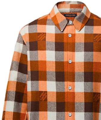 LOUIS VUITTON FW24 Checkered Jacquard Single-Breasted Shirt Men Multicolor 1AFXSJ Sizing LOUIS VUITTON FW24 Checkered Jacquard Single-Breasted Shirt Men Multicolor 1AFXSJ