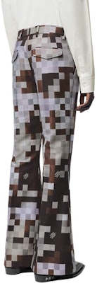 ルイ・ヴィトン FW24 カラーブロック フラワープリント フレアパンツ メンズ. 1AFYHE Lookbook ルイ・ヴィトン FW24 カラーブロック フラワープリント フレアパンツ メンズ. 1AFYHE