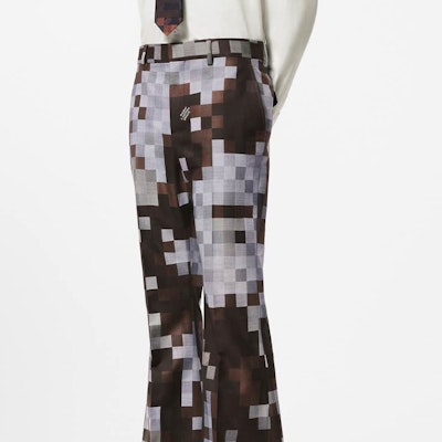 ルイ・ヴィトン FW24 カラーブロック フラワープリント フレアパンツ メンズ. 1AFYHE Cheap ルイ・ヴィトン FW24 カラーブロック フラワープリント フレアパンツ メンズ. 1AFYHE