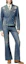 Lookbook LOUIS VUITTON FW24 Embroidered Pattern Double-Breasted Denim Jacket Blue Men 1AFWMF