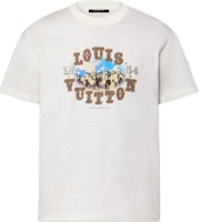 LOUIS VUITTON FW24 Logo Print Crewneck T-Shirt White . 1AFWUR LOUIS VUITTON FW24 Logo Print Crewneck T-Shirt White . 1AFWUR