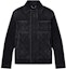 Buy LOUIS VUITTON FW24 Monogram Logo Black Denim Jacket for Men Casual Long Sleeve 1AFVA6