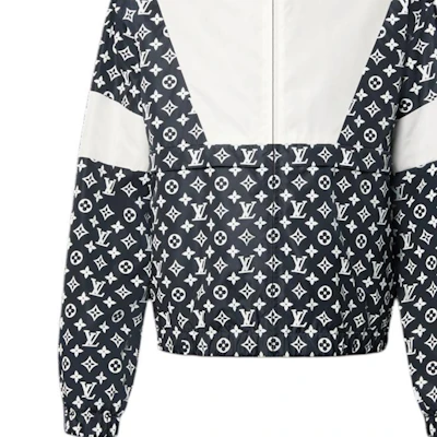 루이비통 FW24 모노그램 컬러블록 집업 자켓 그레이 남성복 1AFWJL Sizing 루이비통 FW24 모노그램 컬러블록 집업 자켓 그레이 남성복 1AFWJL