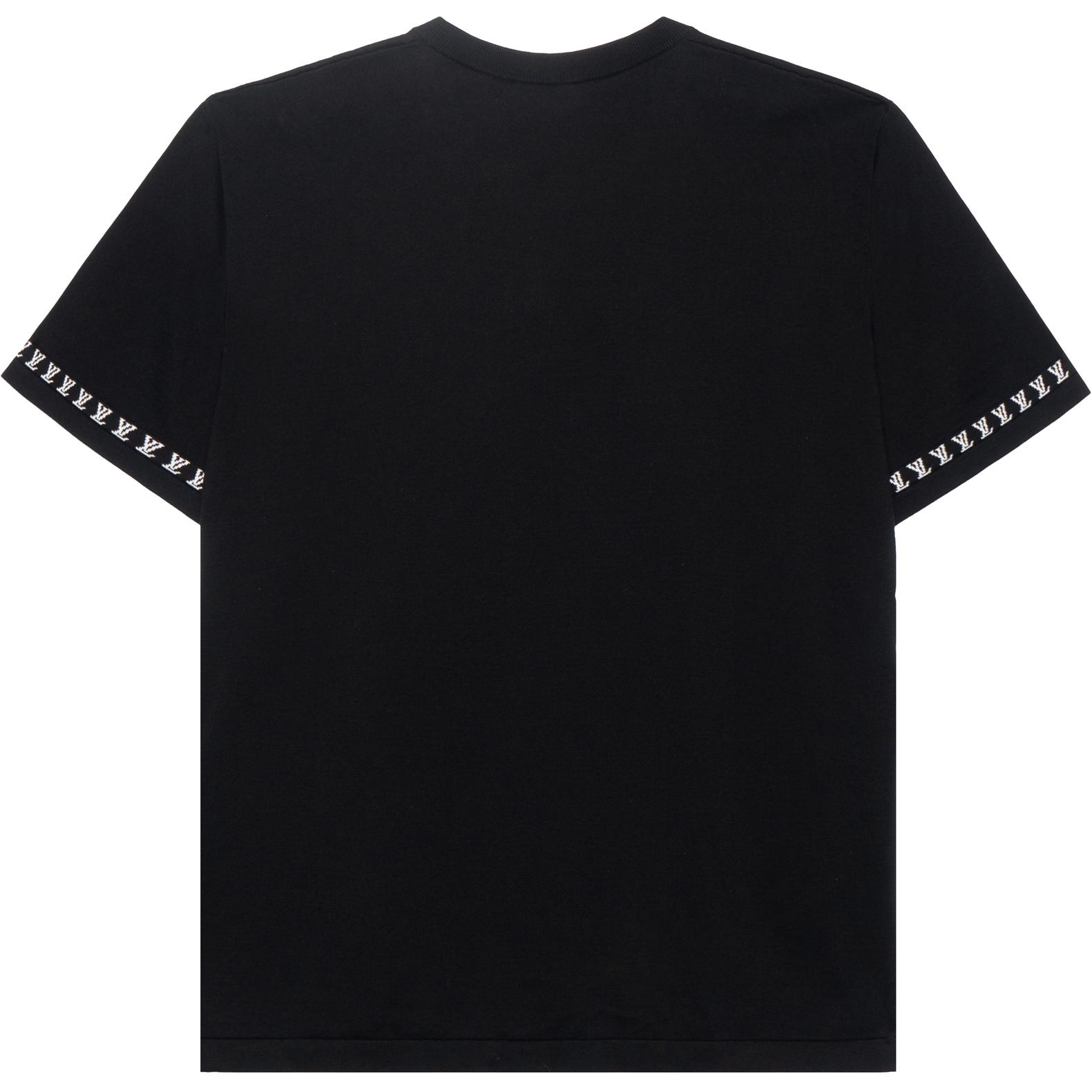LOUIS VUITTON FW24 Monogram Print Loose Fit Black T-shirt  Short Sleeve. 1AFQSI 圖 3