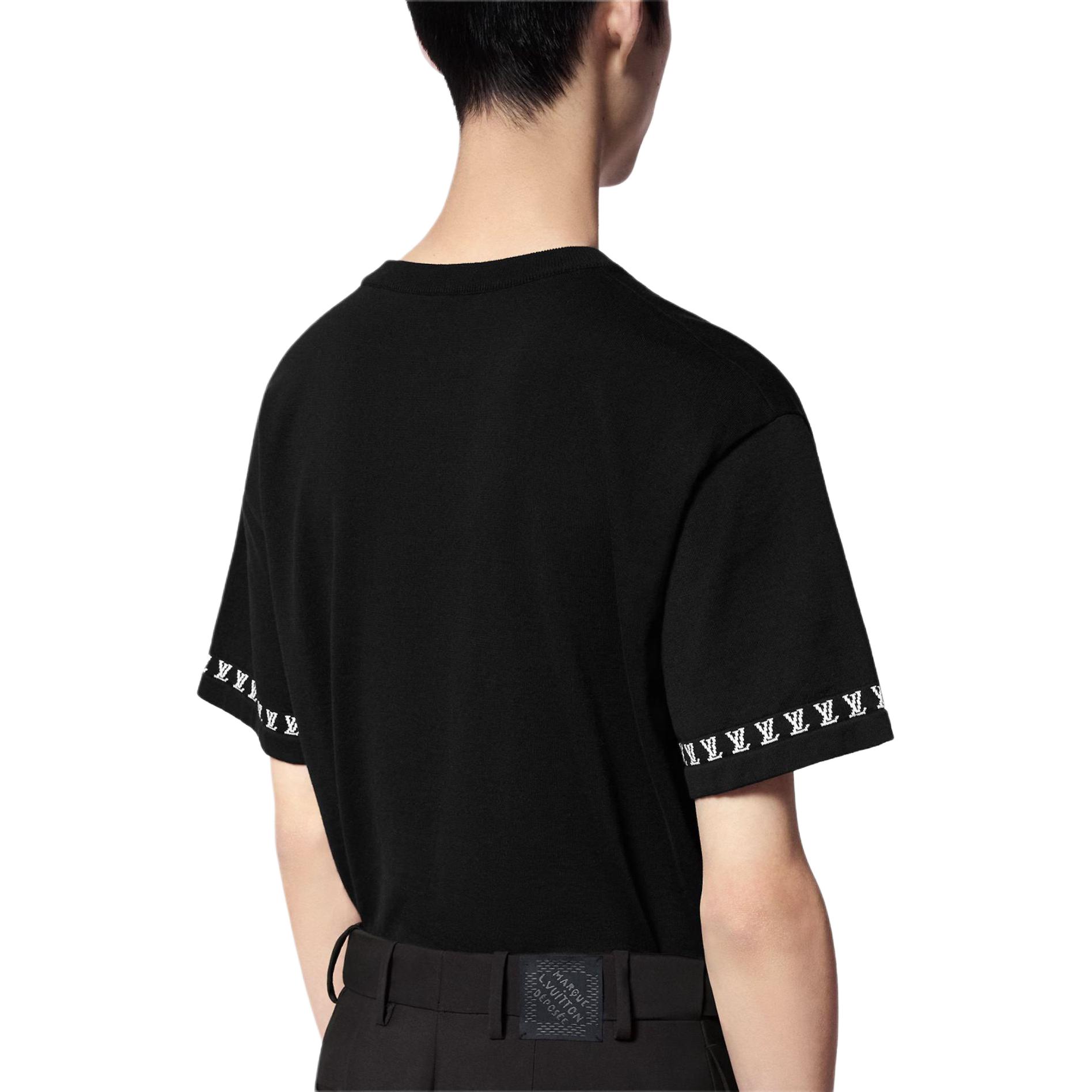 LOUIS VUITTON FW24 Monogram Print Loose Fit Black T-shirt  Short Sleeve. 1AFQSI 圖 7