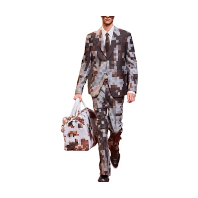 Louis Vuitton FW24 Monogram Single-Breasted Jacket Brown Men’s Long Sleeve 1AFWMQ