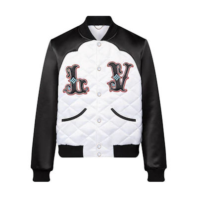 LOUIS VUITTON FW24 Multicolor Monogram Embroidered Button-Up Flight Jacket Men. 1AFWK8
