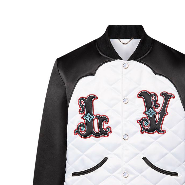 LOUIS VUITTON FW24 Multicolor Monogram Embroidered Button-Up Flight Jacket Men. 1AFWK8 圖 7