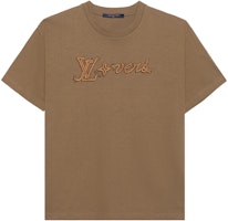 LOUIS VUITTON FW24 Solid Logo Embroidered Crewneck T-Shirt Brown Men’s Tee. 1AFXP1 LOUIS VUITTON FW24 Solid Logo Embroidered Crewneck T-Shirt Brown Men’s Tee. 1AFXP1