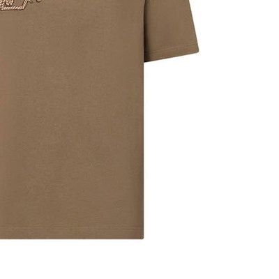 路易威登 FW24 刺繡Logo棕色圓領短袖男士T恤 1AFXP1 Details for 路易威登 FW24 刺繡Logo棕色圓領短袖男士T恤 1AFXP1