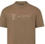 Sizing 路易威登 FW24 刺繡Logo棕色圓領短袖男士T恤 1AFXP1