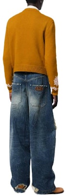 루이 비통 FW24 워시드 데님 지퍼 포켓 진 남성 블루 1AFWYW Shop 루이 비통 FW24 워시드 데님 지퍼 포켓 진 남성 블루 1AFWYW